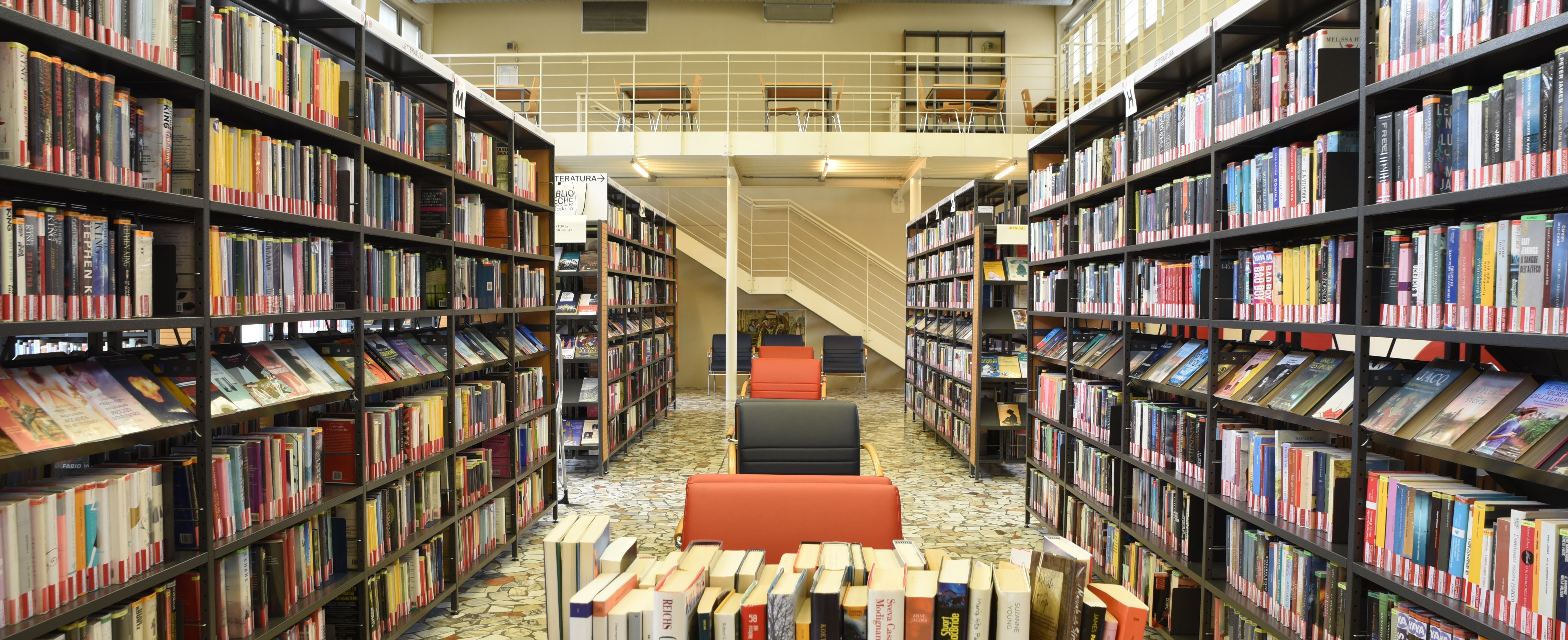 Biblioteca Crocetta. Sala lettura